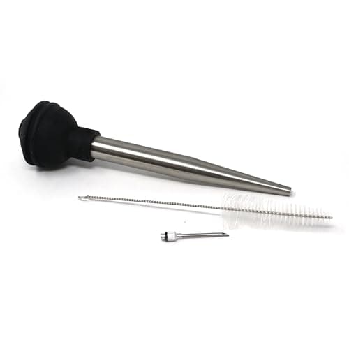 Norpro Deluxe Stainless Baster with Injector and Brush