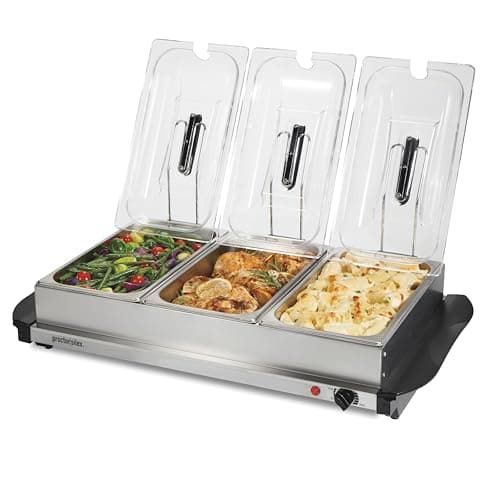 Proctor Silex Electric Buffet Server and Food Warmer with Lids