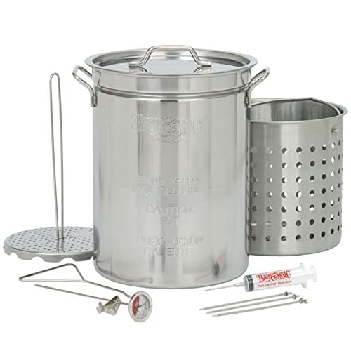 Bayou Classic 1118 32-qt Stainless Turkey Fryer Pot