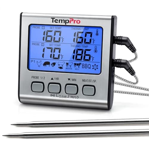 TempPro TempTrack Dual-Probe Cooking Thermometer