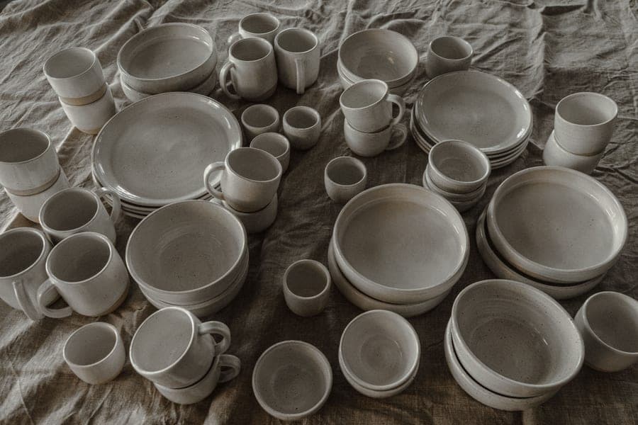 A white ceramic serving platter