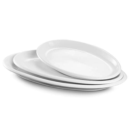DOWAN Oval Serving Platter Set of 3